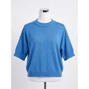 NEW GLAM selene crew neck sweater in blue